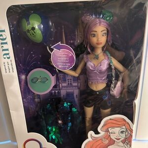 Disney Doll with Purple Hair and Outfit